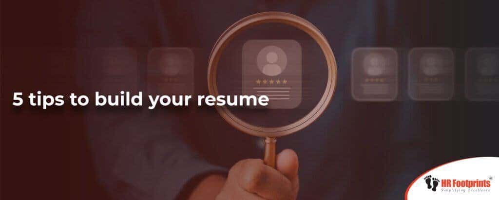How to build a resume