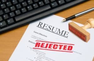 resume rejected
